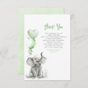 Petit bébé mignon Merci éléphant