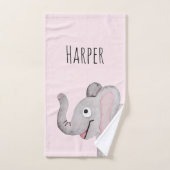 Petit bébé Safari-bébé écolière (Serviette à main)