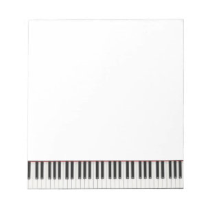Petit bloc-notes à clé de piano
