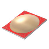 Petit bloc-notes Golden Orb (Tourné)