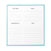 Petit Bloc-notes Planificateur quotidien Maison et (Devant)