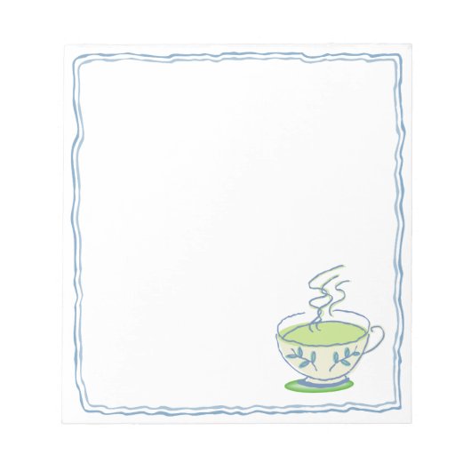 Petit Bloc-notes pour thé vert (Devant)