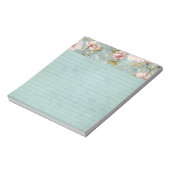Petit Bloc-notes Vintage bleu et rose (Tourné)