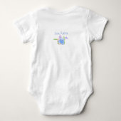 Petit body bébé poulpe bleu (Dos)