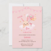 Petit Boo rose Halloween Baby Shower Invitations (Devant)