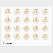 Petit Bunny Baby shower Merci Favoriser Sticker (Feuille)