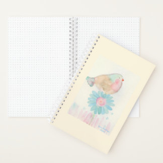 Petit cahier de bullet journal d'oiseau