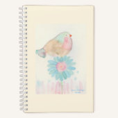Petit cahier de bullet journal d'oiseau (Recto)