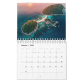 Petit Calendrier de deux pages, blanc (Feb 2027)