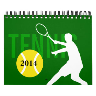 Petit calendrier de tennis pour entraîneur, joueur