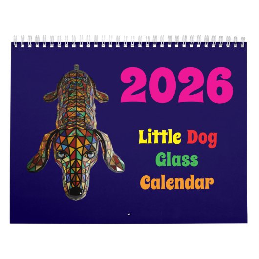 Petit calendrier en verre de chien (Protection)