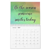 Petit calendrier sur une seule page, calendrier po (Jan 2027)