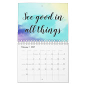 Petit calendrier sur une seule page, calendrier po (Feb 2027)