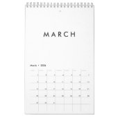 Petit Calendrier vierge - Vous Pouvez Le Personnal (Mar 2026)