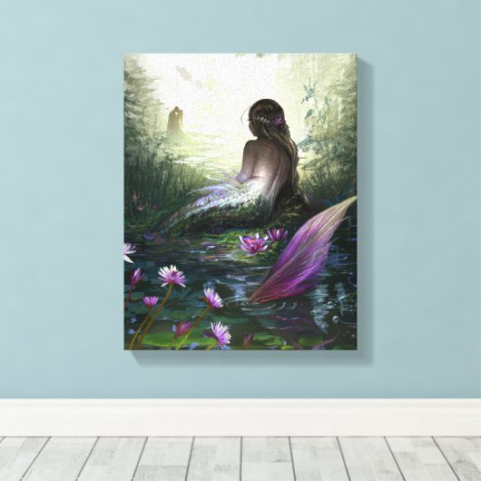 Petit canevas de sirène (Insitu (Plancher de Bois))