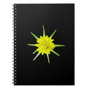 Petit Carnet de spirale de fleur sauvage de barbe 