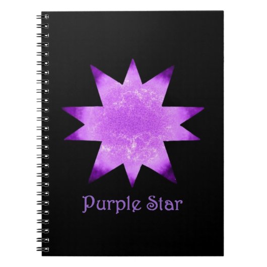 Petit Carnet Purple Star (Devant)