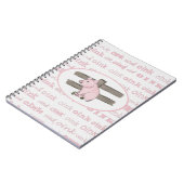 Petit carnet rose de porcelet (Côté gauche)