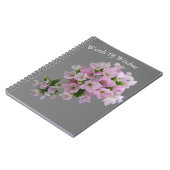 Petit Carnet Spiral Floret Rose (Côté gauche)