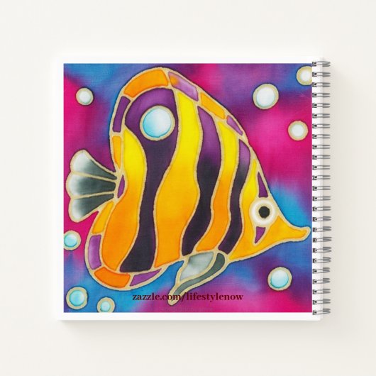 Petit Carnet Spiral - Poisson-Ange (Dos)