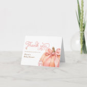 Petit Carte de remerciements de Baby shower Citrou (Devant)