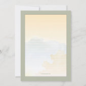 Petit carte de remerciements de perte d'empreintes (Dos)