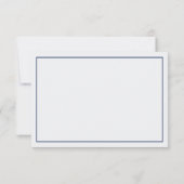 Petit Carte de remerciements Homme, Cravate Bow, B (Dos)