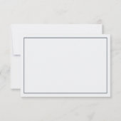 Petit Carte de remerciements Homme, Cravate Bow, B (Dos)