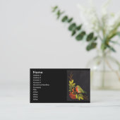 Petit carte de visite d'oiseau (Debout devant)