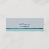 Petit Carte de visite gris de Robin (Dos)