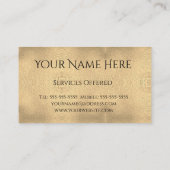 Petit Carte de visite souriant de Cherub (Dos)