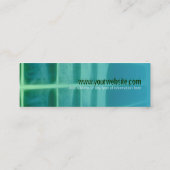 Petit carte de visite vert acoustique (Dos)
