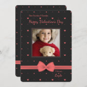 Petit carte photo de Valentine (Devant / Derrière)