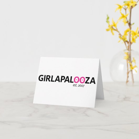 Petit carte pour notes avec le logo de dix ans (Fleur jaune)