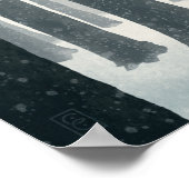 Petit chaperon rouge Affiche illustrée (Coin)