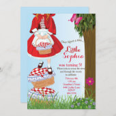 Petit chaperon rouge Invitations d'anniversaire (Devant / Derrière)