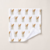 Petit Chat Blondie Se Demandant (Gant de toilette)