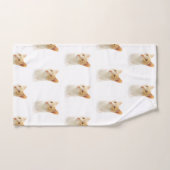 Petit Chat Blondie Se Demandant (Serviette à main)