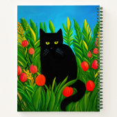 Petit chat noir dans un journal de jardin de Tulip (Dos)
