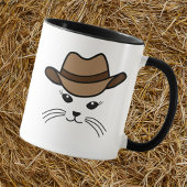 Petit chat personnalisable Cowboy Mug