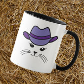 Petit chat personnalisable Cowboy Mug