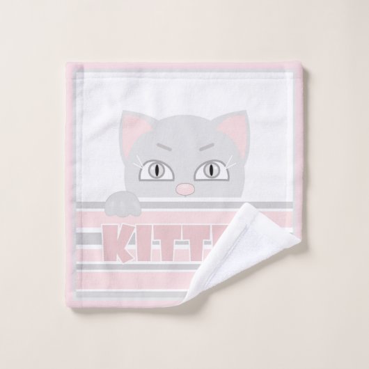 Petit chaton (Gant de toilette)