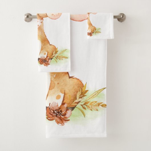 Petit Cheval à l'aquarelle Brown (En situation)