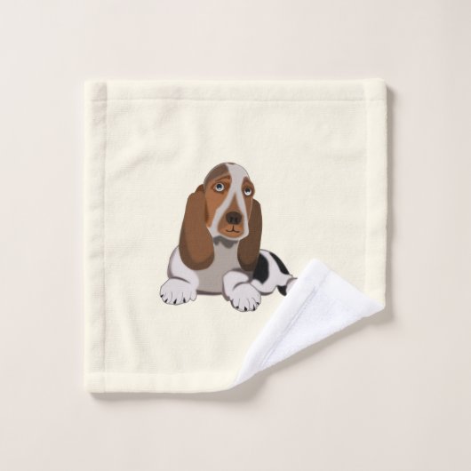 Petit chien mignon (Gant de toilette)