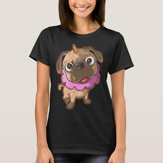 Petit chiot carlin indispensable T-shirt 126 (Devant)