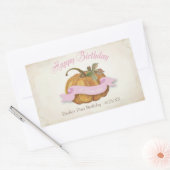 Petit Citrouille Anniversaire Étiquette d'eau - Fi (Enveloppe)