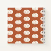 Petit Citrouille Automne Baby shower Livre d'or (Dos)