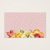 Petit Citrouille Automne Fille Baby shower Déchets (Dos)