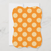 Petit Citrouille Boy Fall Baby Douche Invitations (Dos)