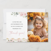 Petit Citrouille Premier anniversaire Carte de rem (Devant)